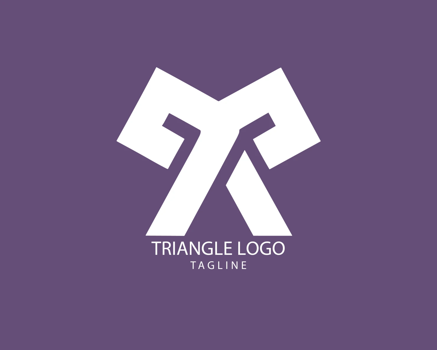 Triangle customizable logo set design #38877