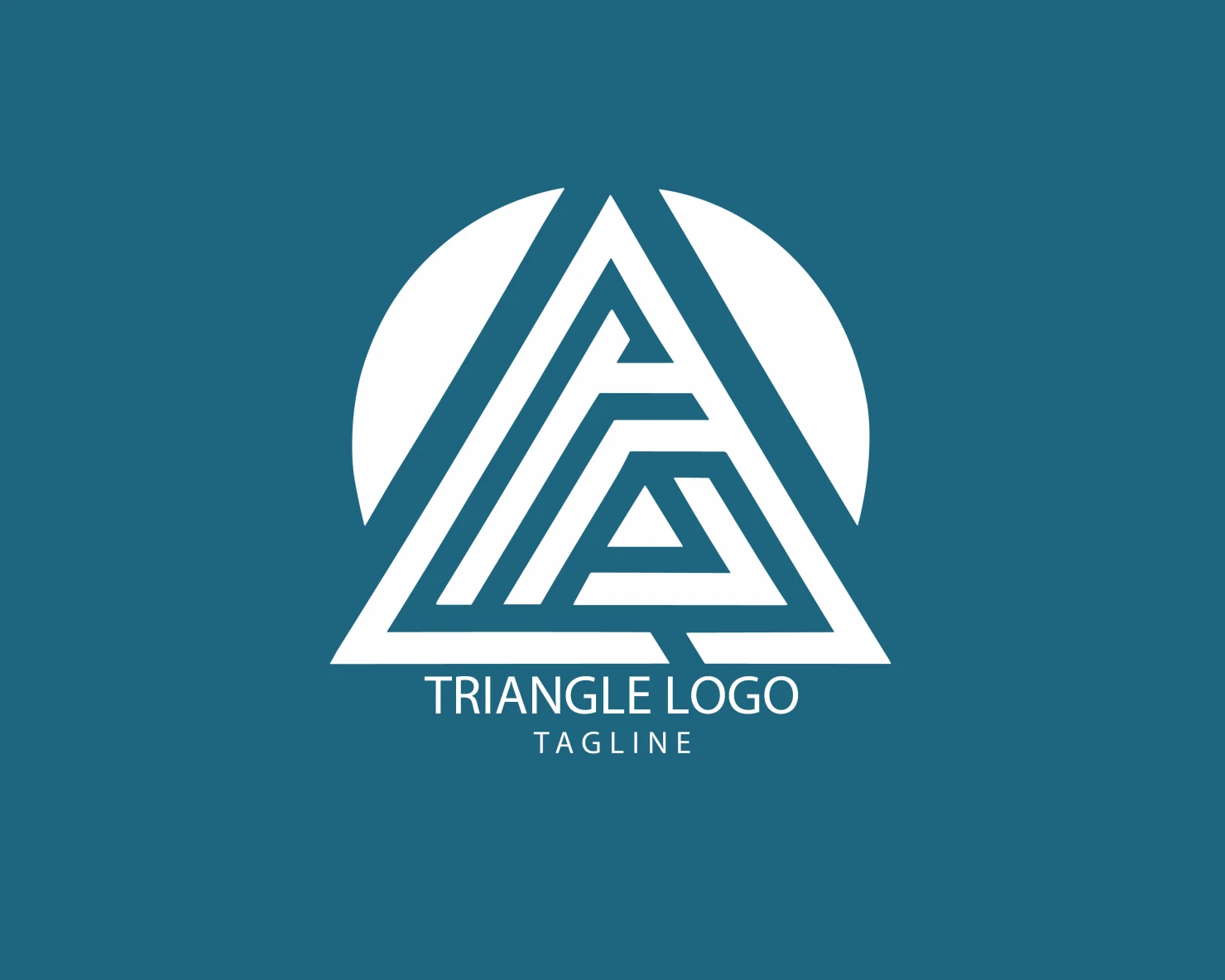 Triangle customizable logo set design #38878