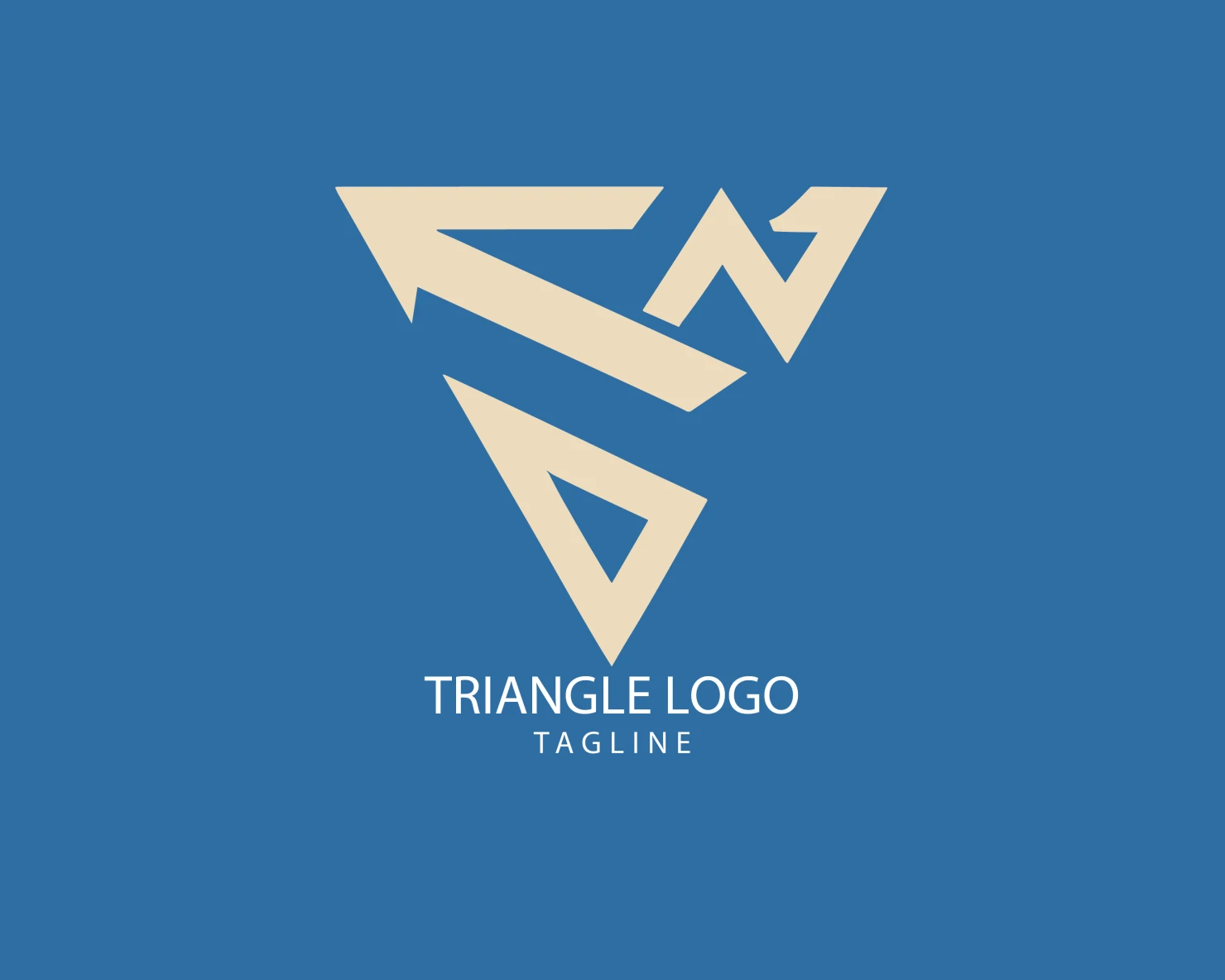 Triangle customizable logo set design #38883