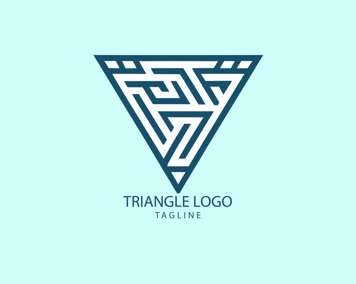 Triangle customizable logo set design #38884