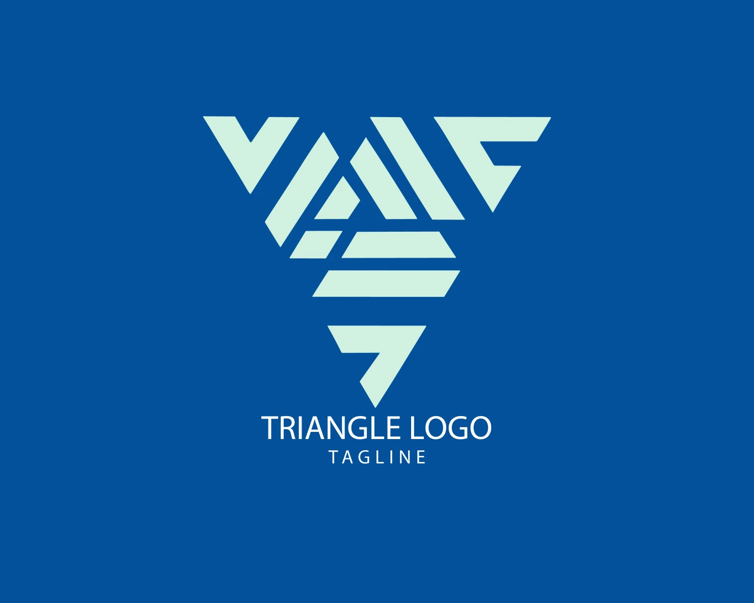 Triangle customizable logo set design #38886