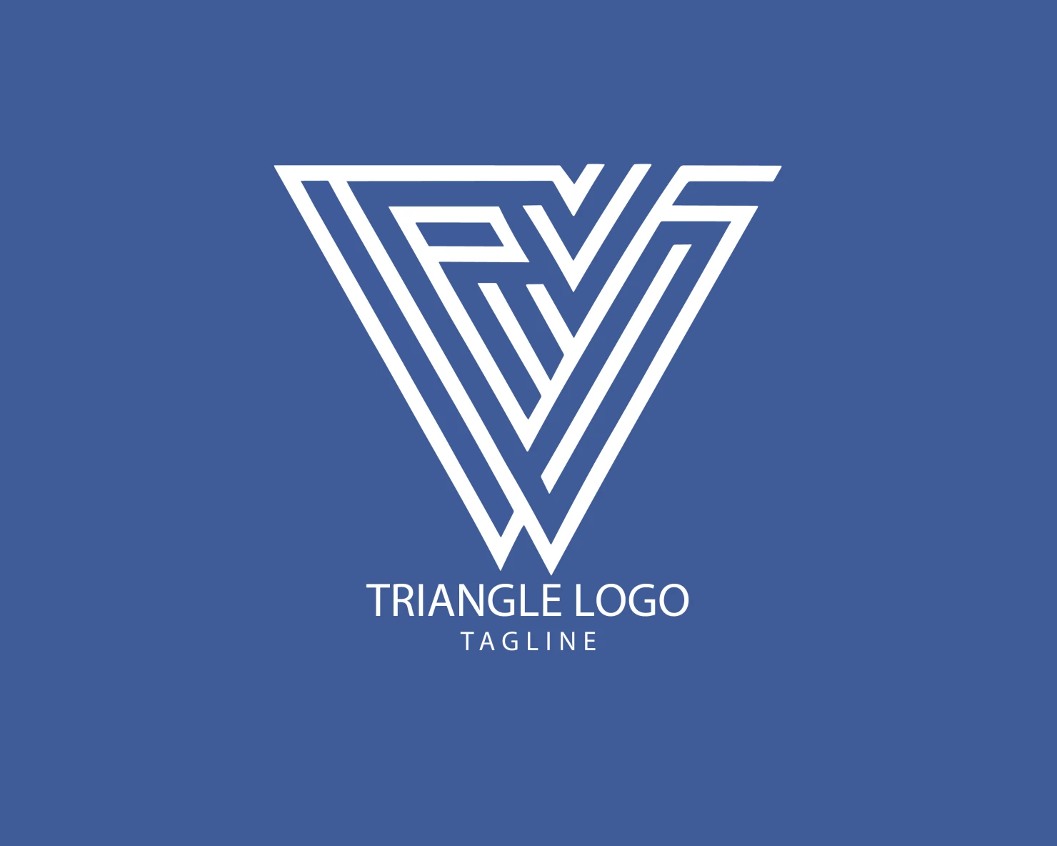 Triangle customizable logo set design #38887