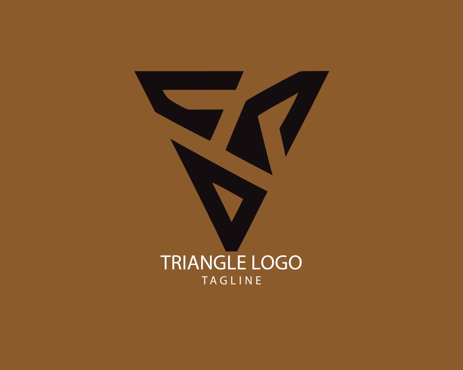 Triangle customizable logo set design #38893