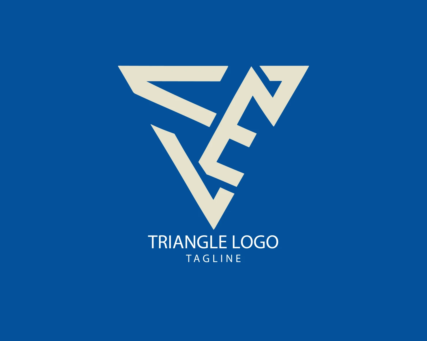 Triangle customizable logo set design #38894