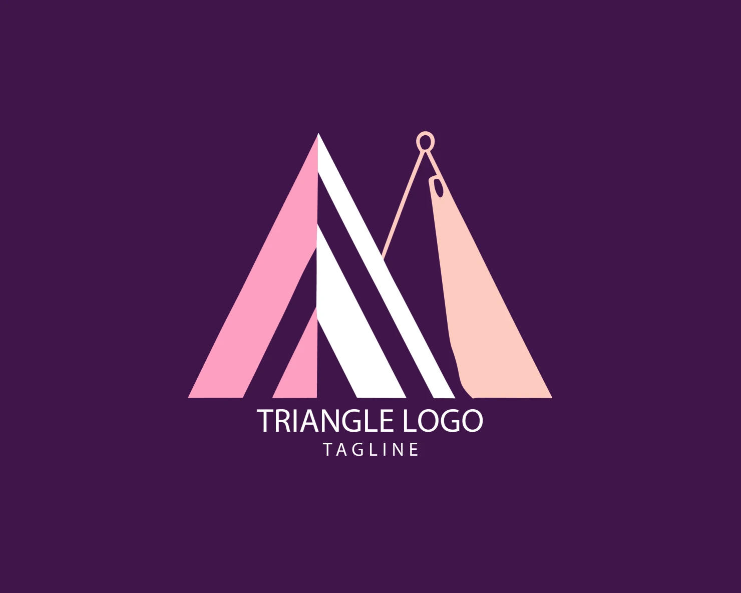 Triangle customizable logo set design #38900