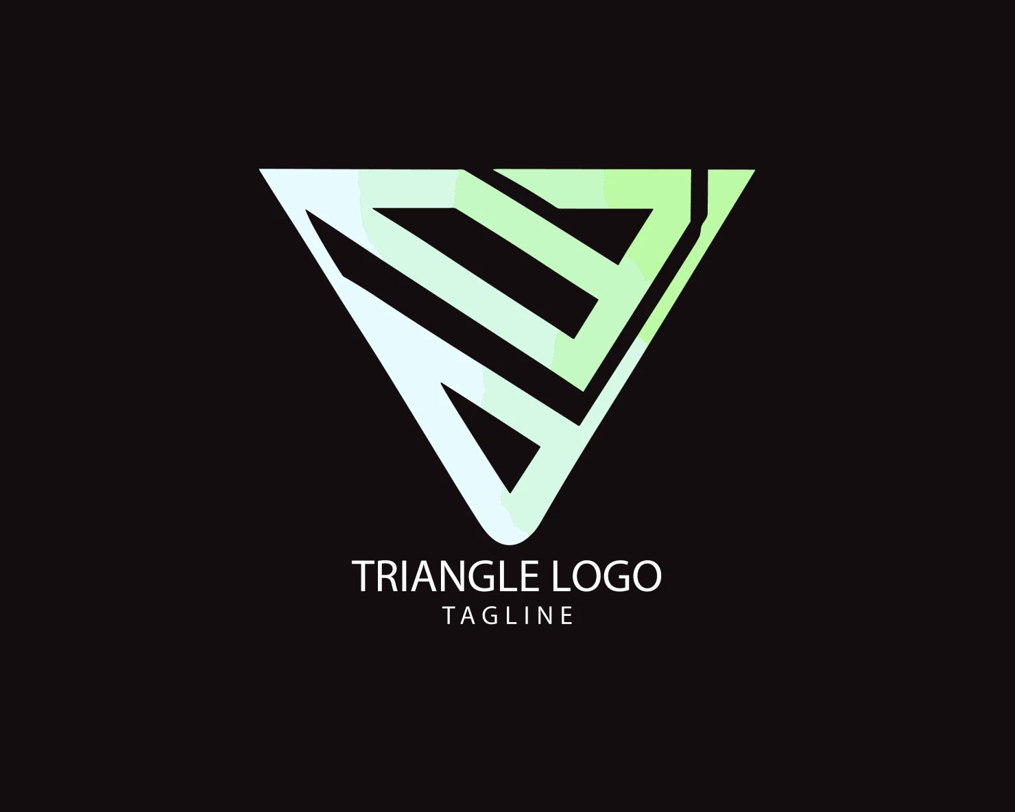 Triangle customizable logo set design #38907