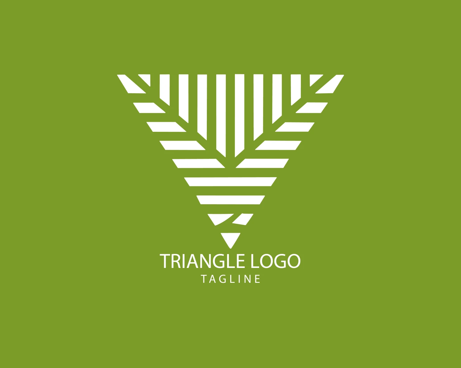 Triangle customizable logo set design #38912
