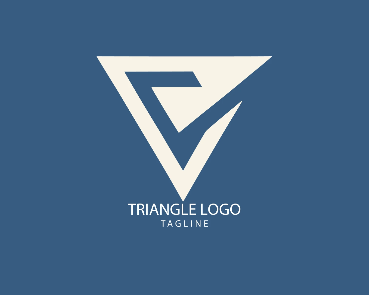 Triangle customizable logo set design #38913