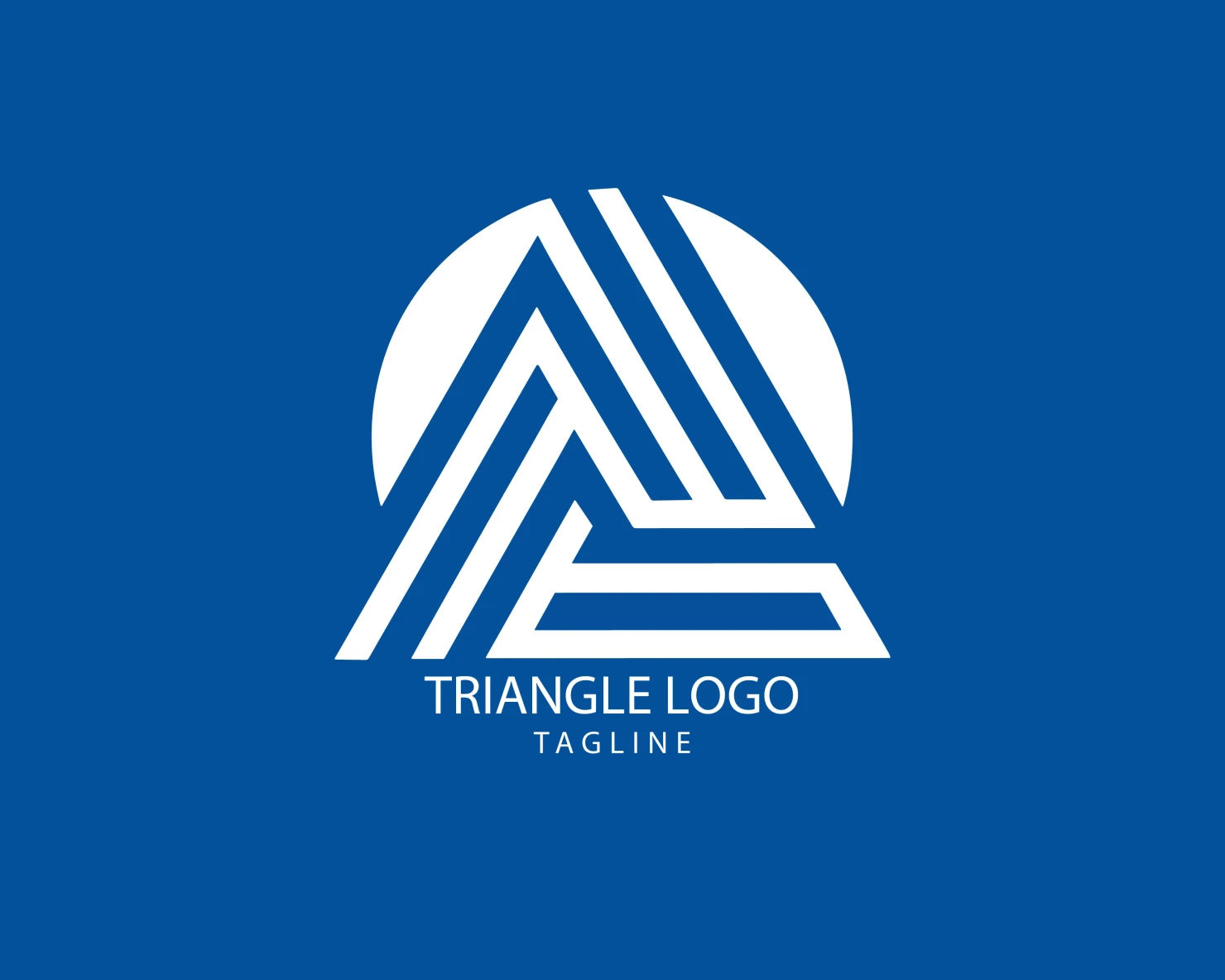 Triangle customizable logo set design #38917