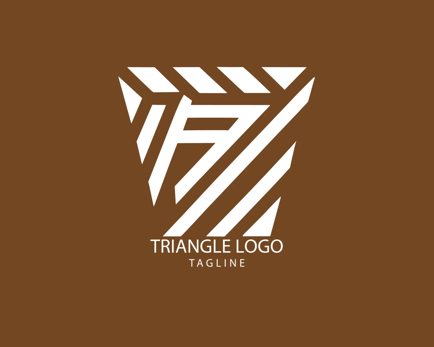 Triangle customizable logo set design #38921