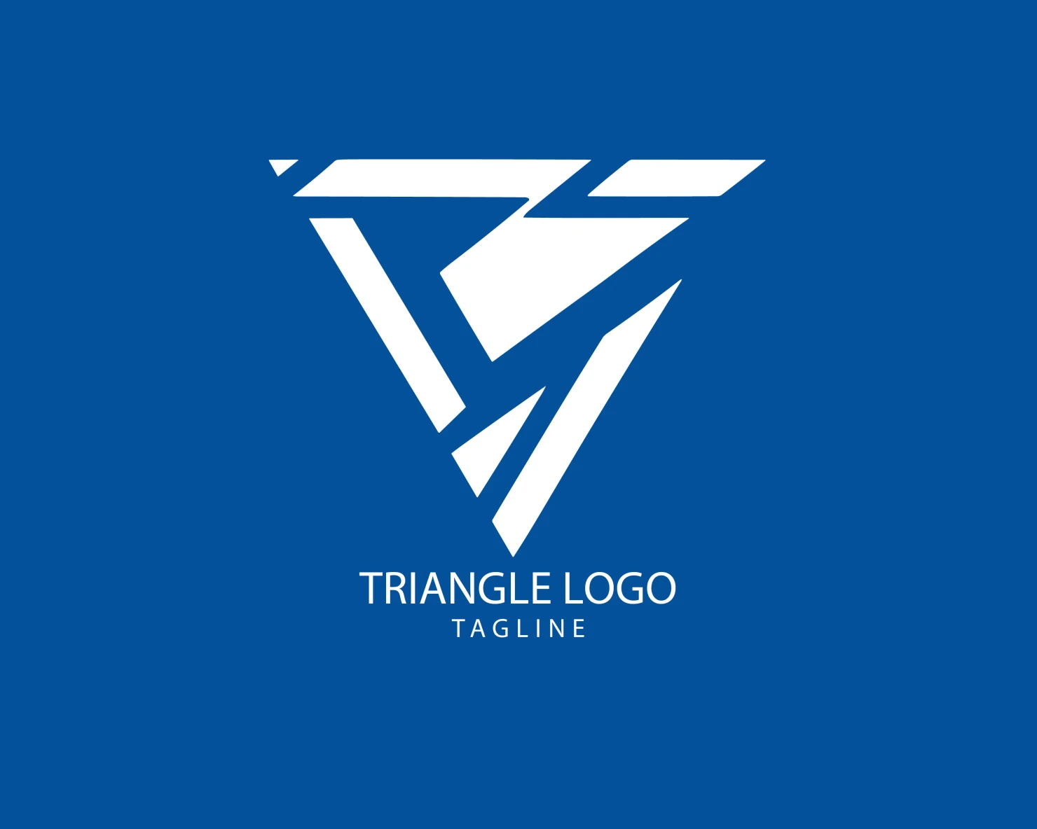 Triangle customizable logo set design #38923