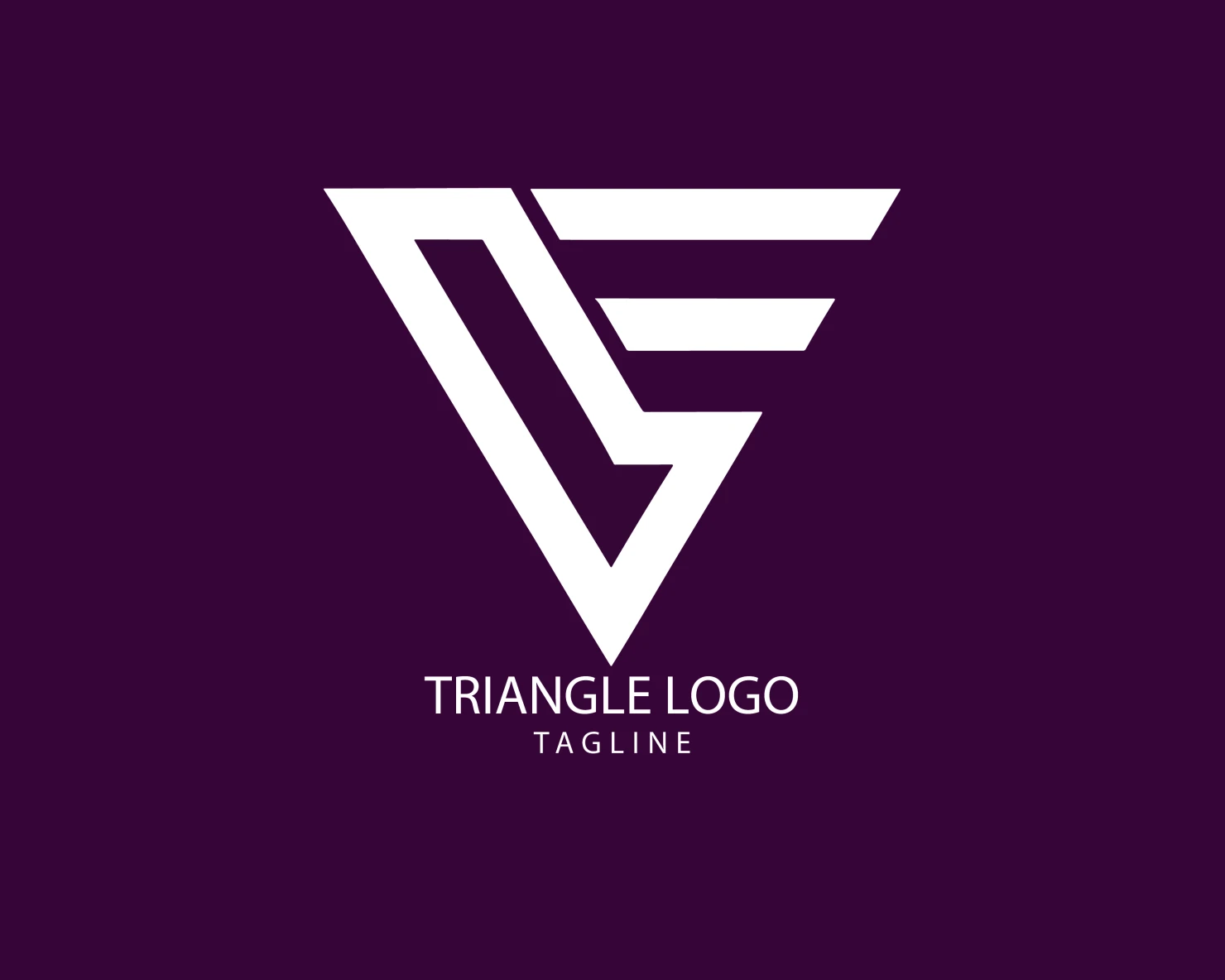 Triangle customizable logo set design #38927