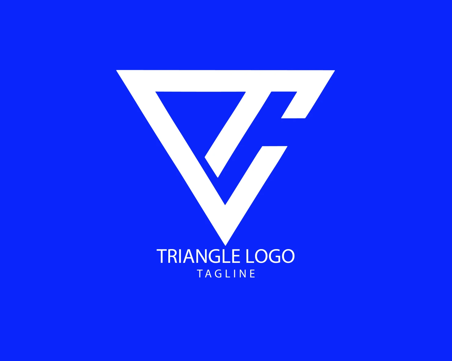 Triangle customizable logo set design #38930
