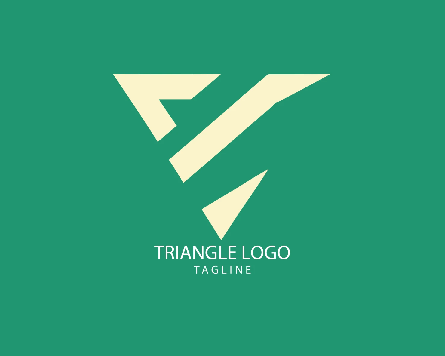 Triangle customizable logo set design #38931
