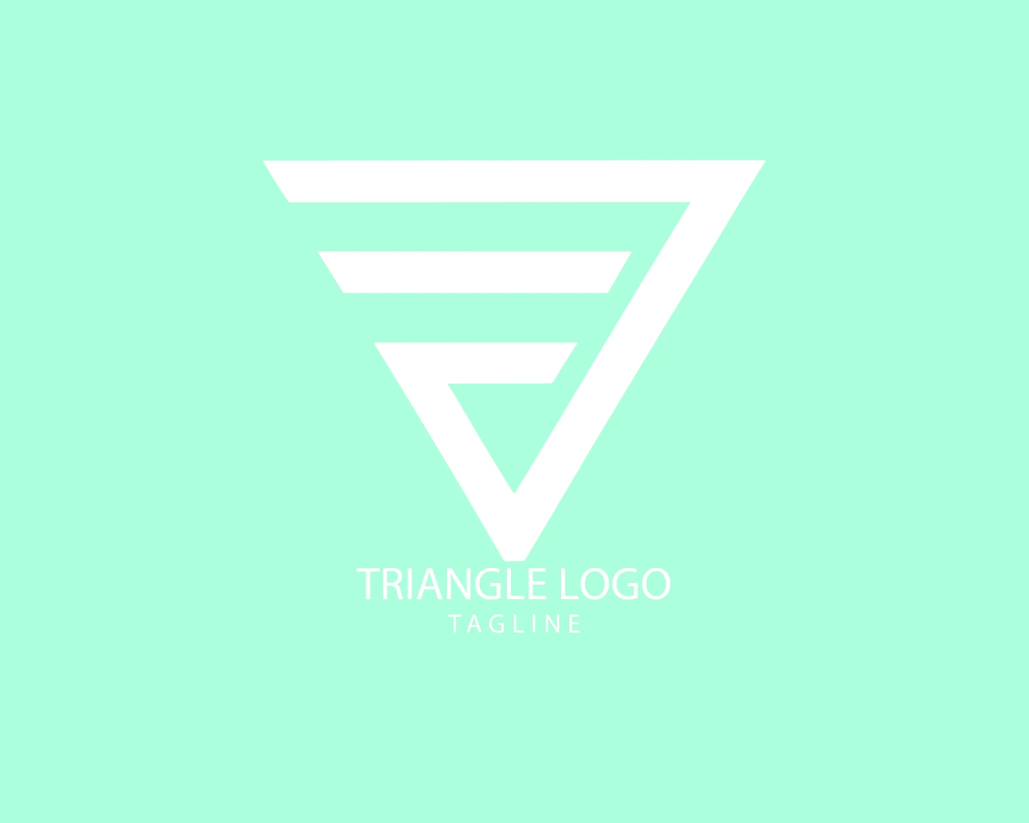 Triangle customizable logo set design #38934