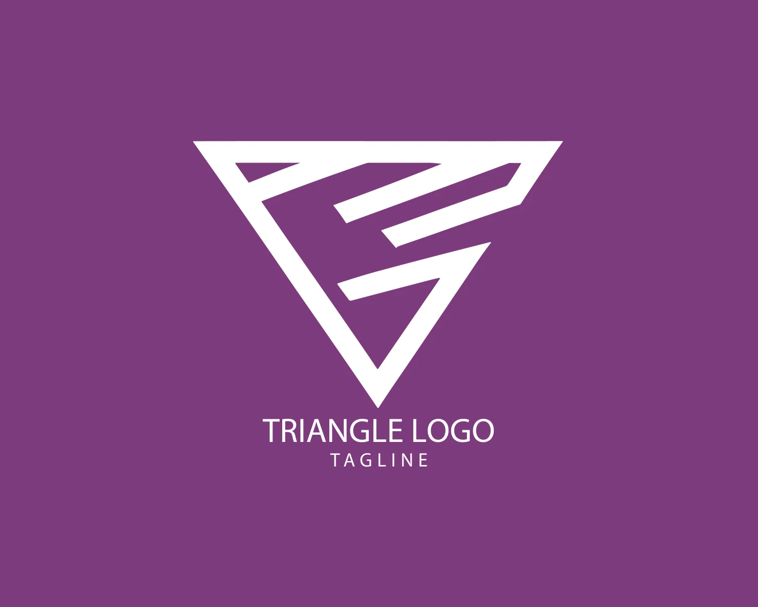 Triangle customizable logo set design #38937