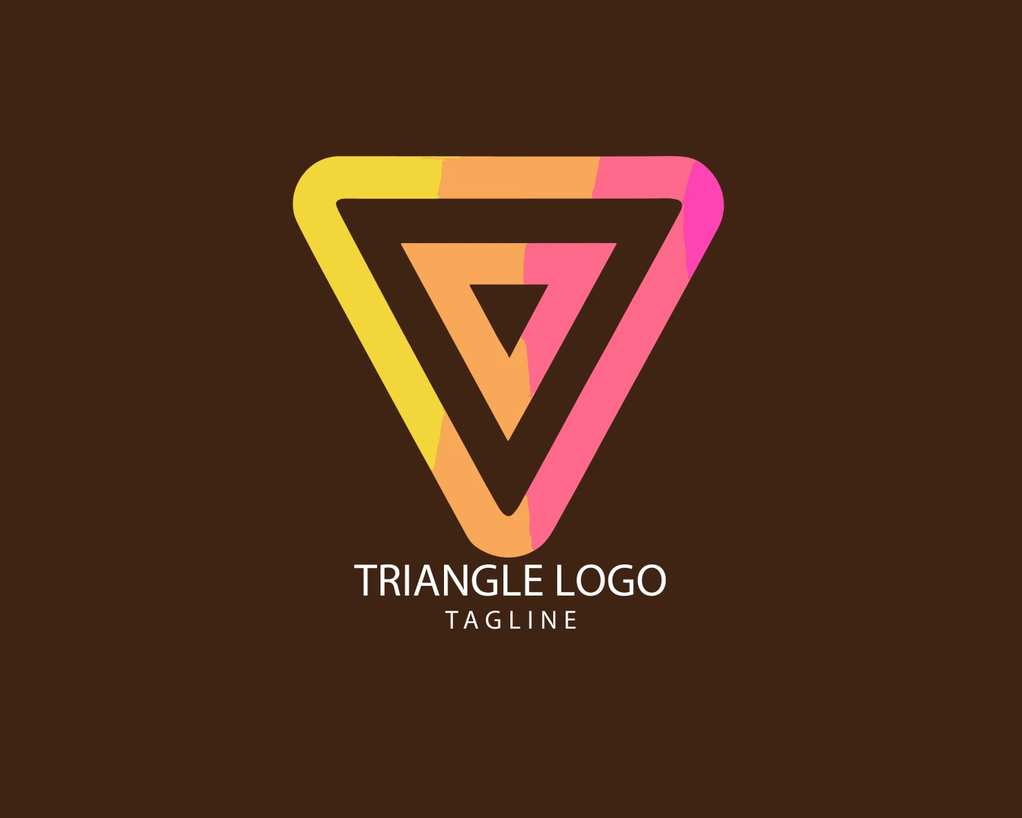 Triangle customizable logo set design #38938