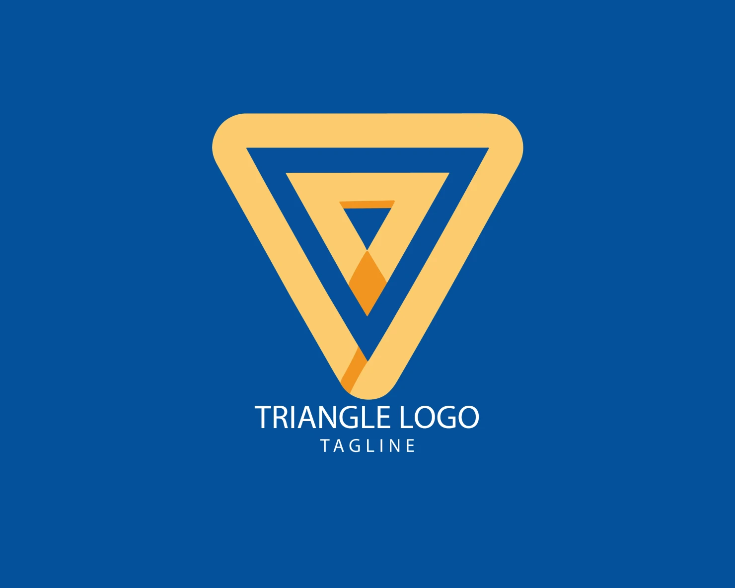 Triangle customizable logo set design #38939