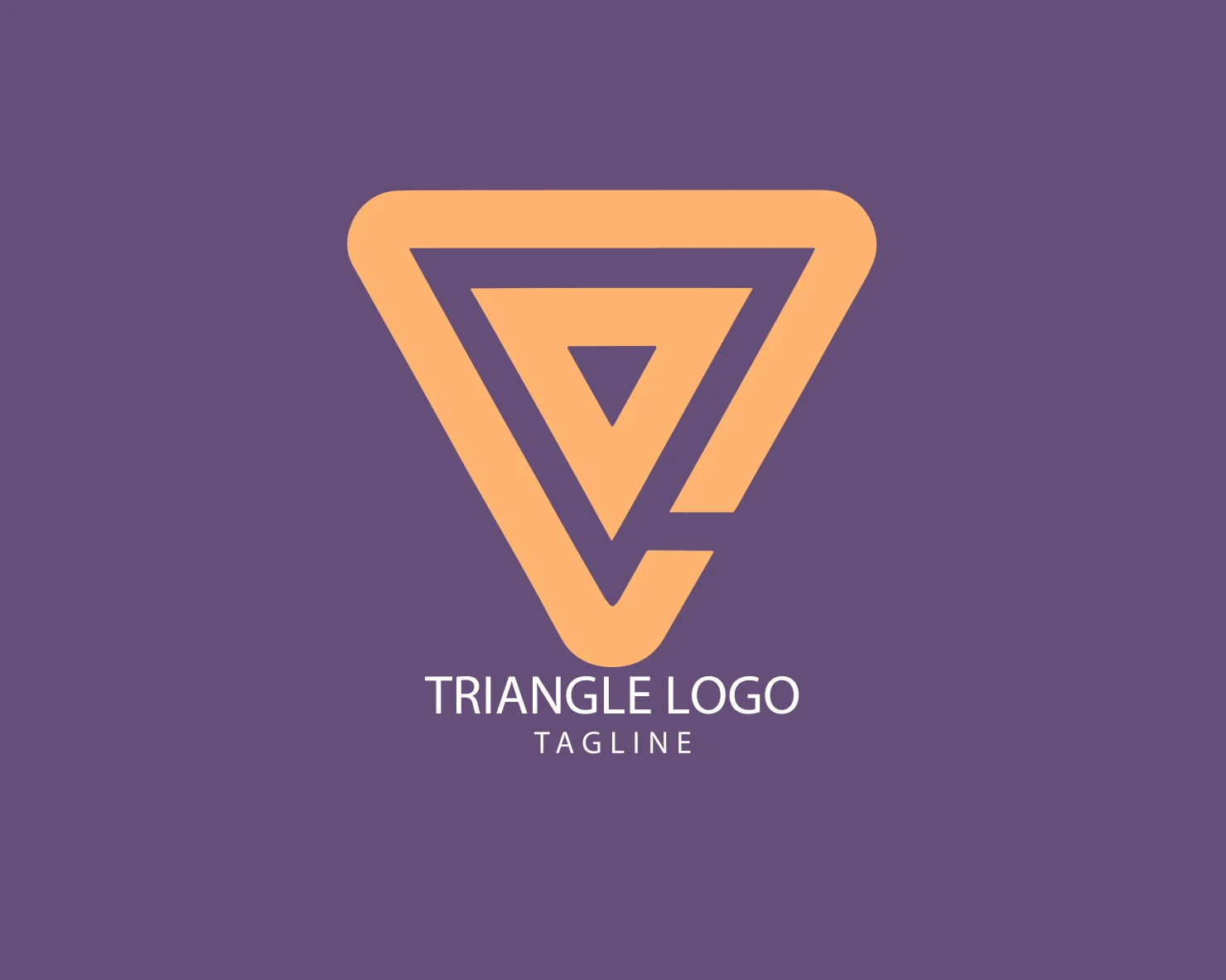 Triangle customizable logo set design #38940