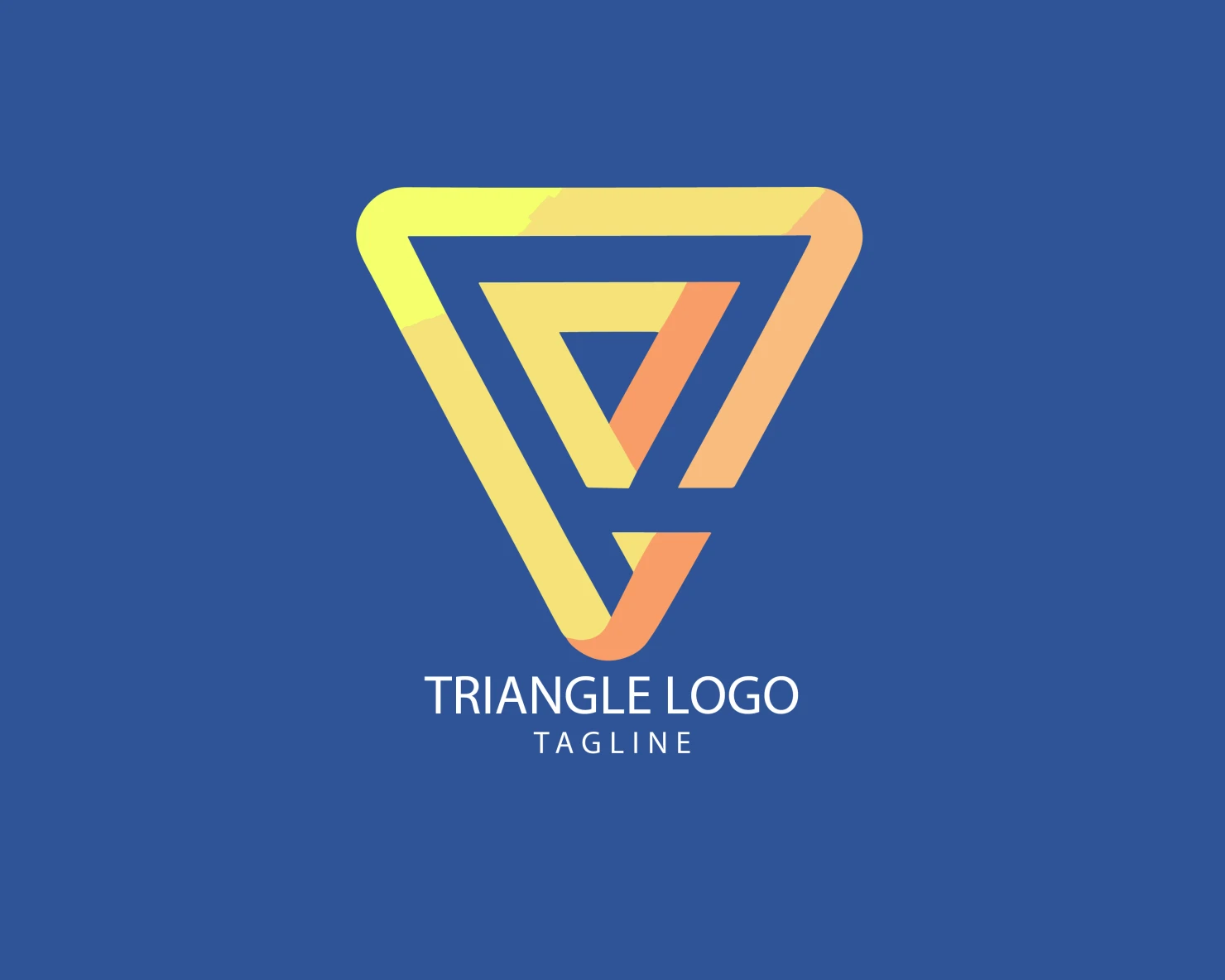 Triangle customizable logo set design #38941