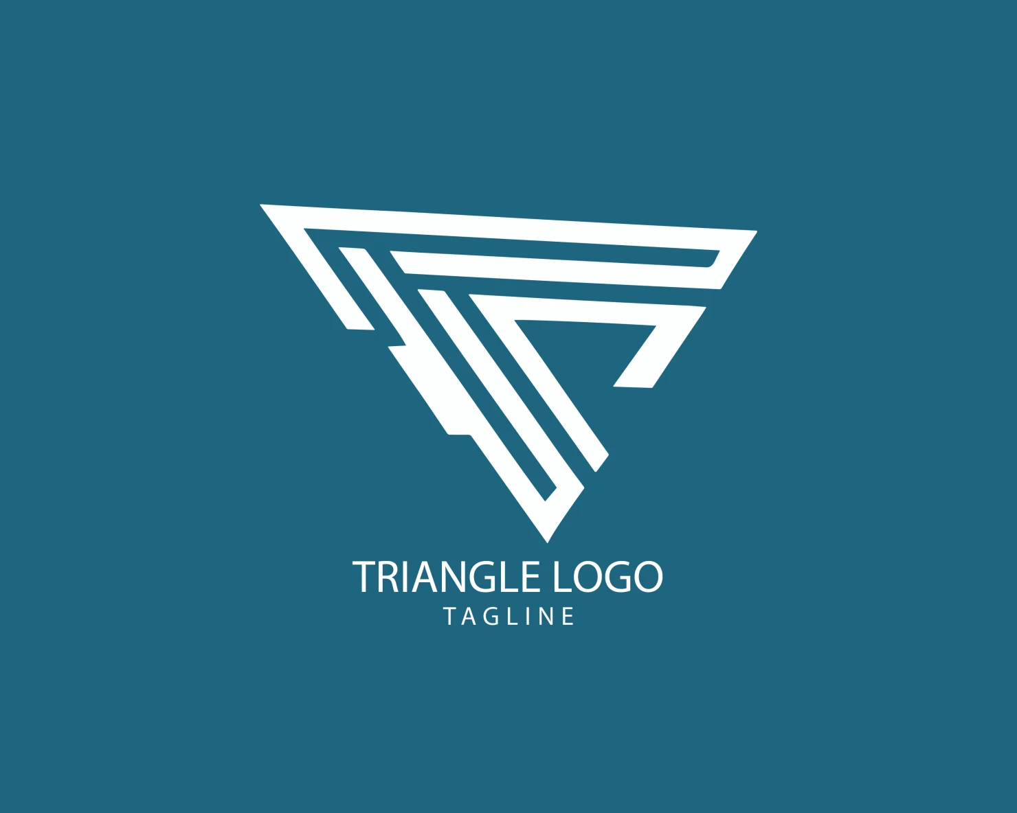 Triangle customizable logo set design #38942