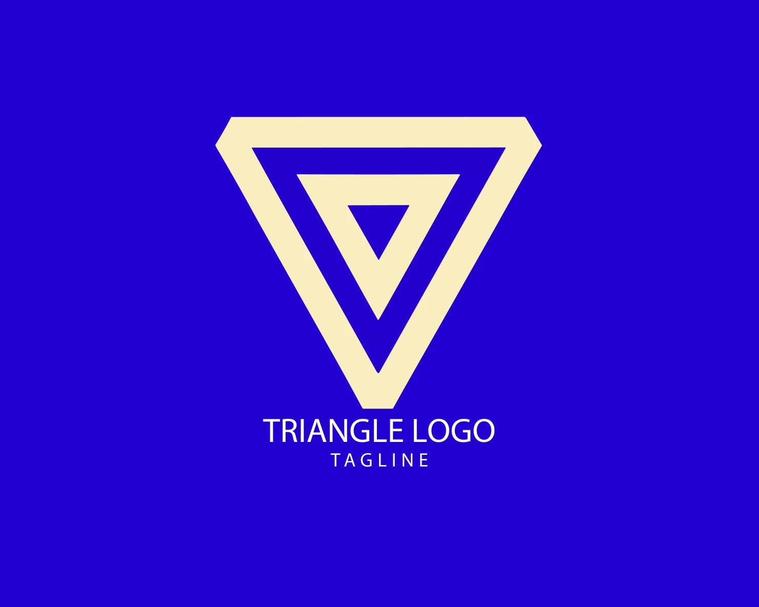 Triangle customizable logo set design #38947