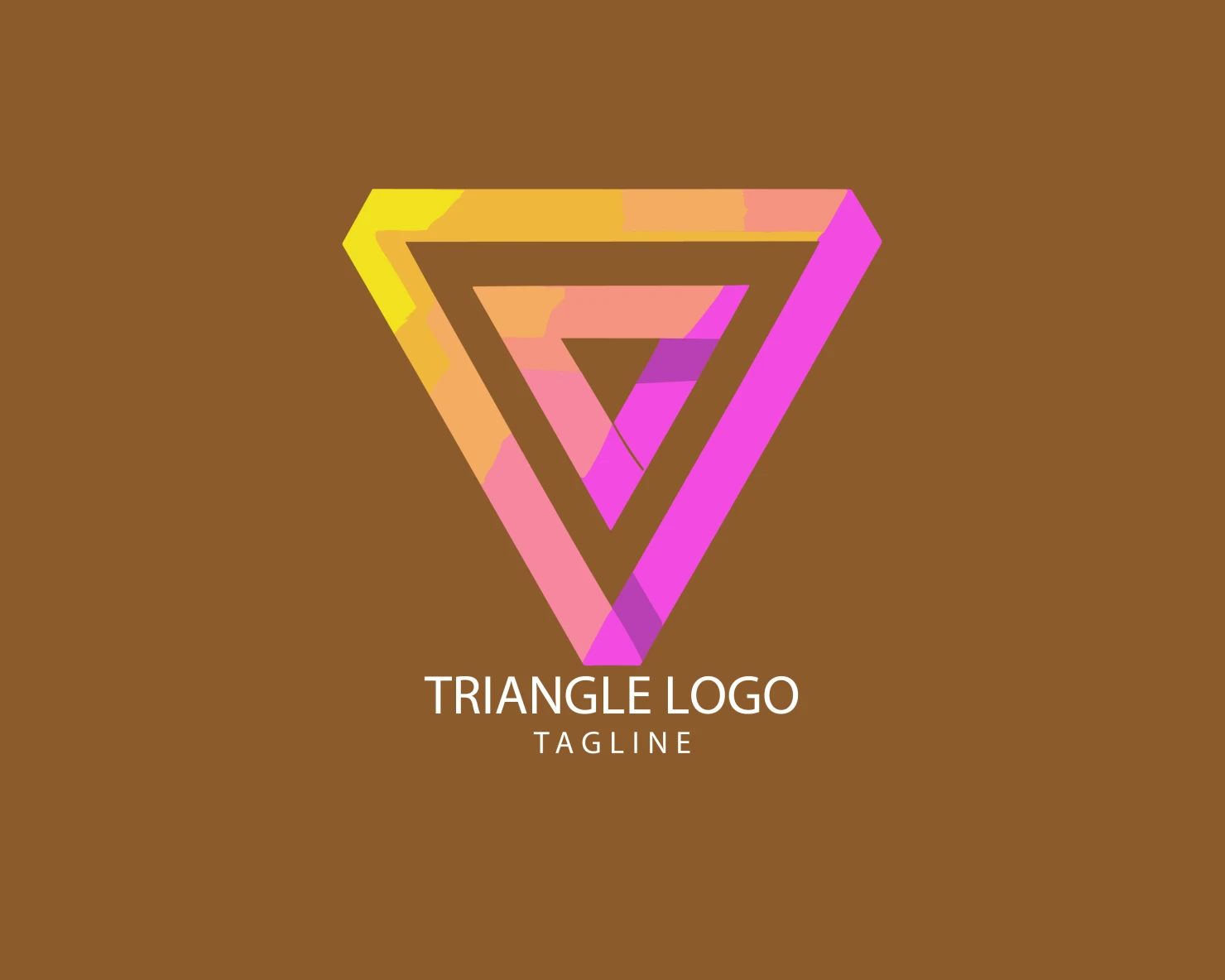 Triangle customizable logo set design #38948