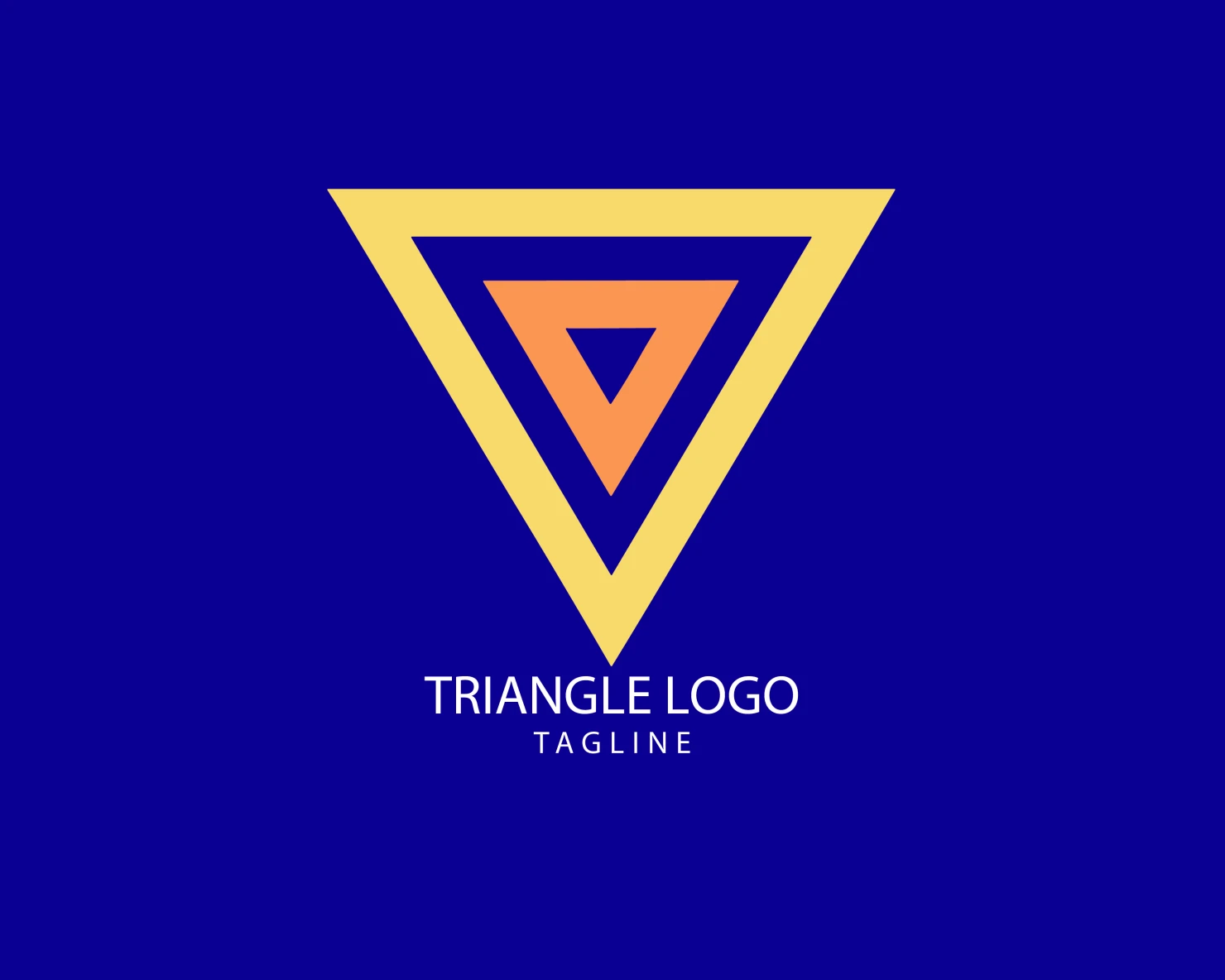 Triangle customizable logo set design #38950
