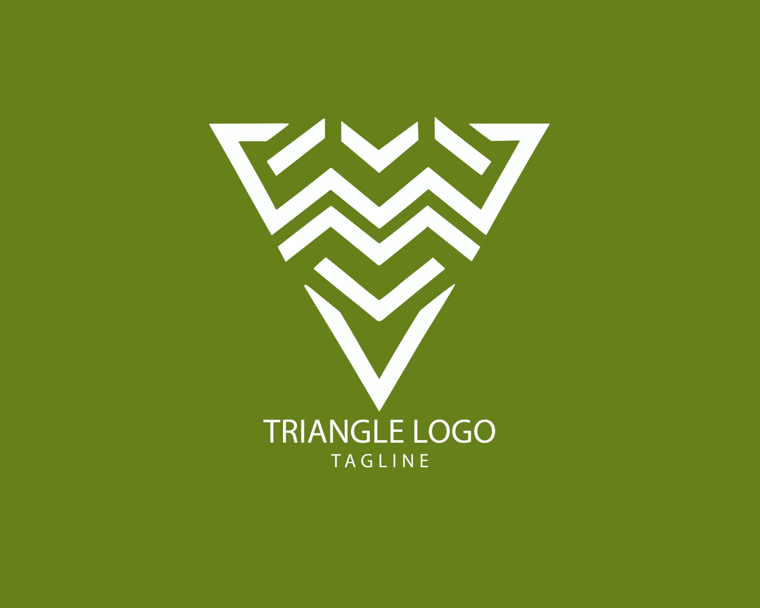 Triangle customizable logo set design #38951