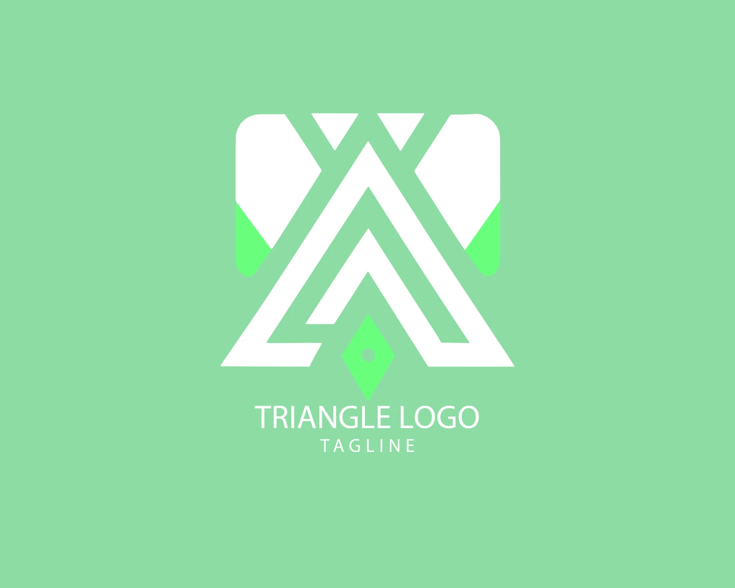 Triangle customizable logo set design #38952