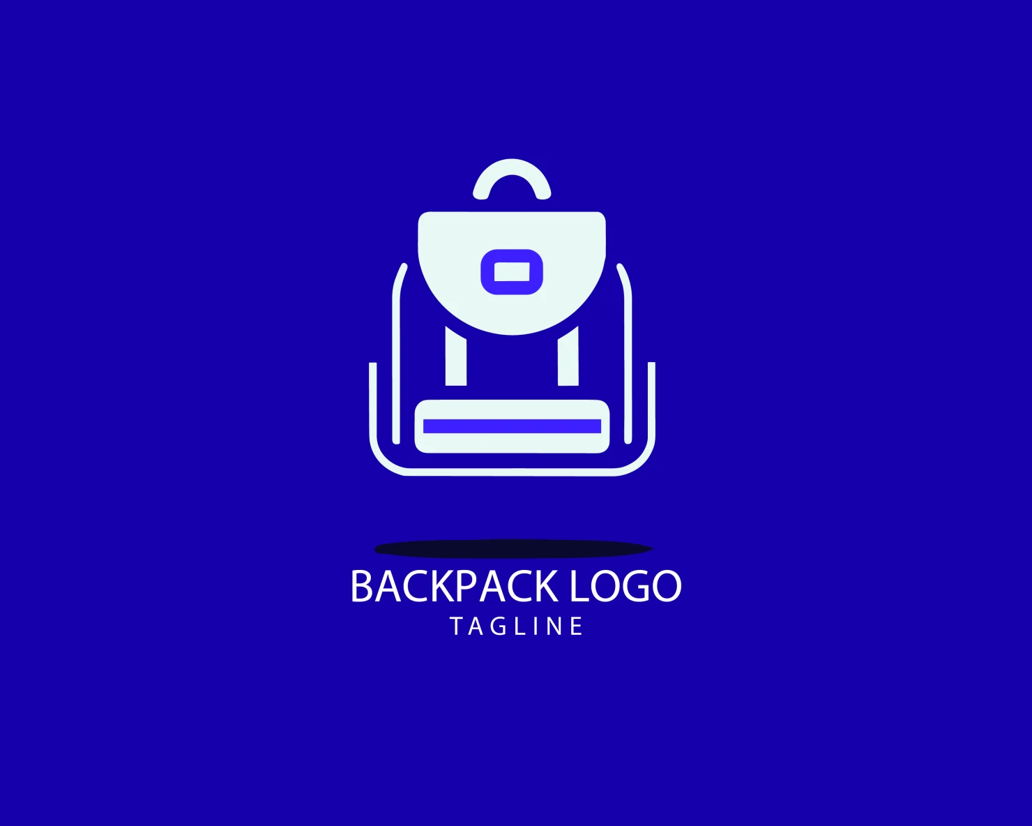 Backpack customizable logo set design #38963