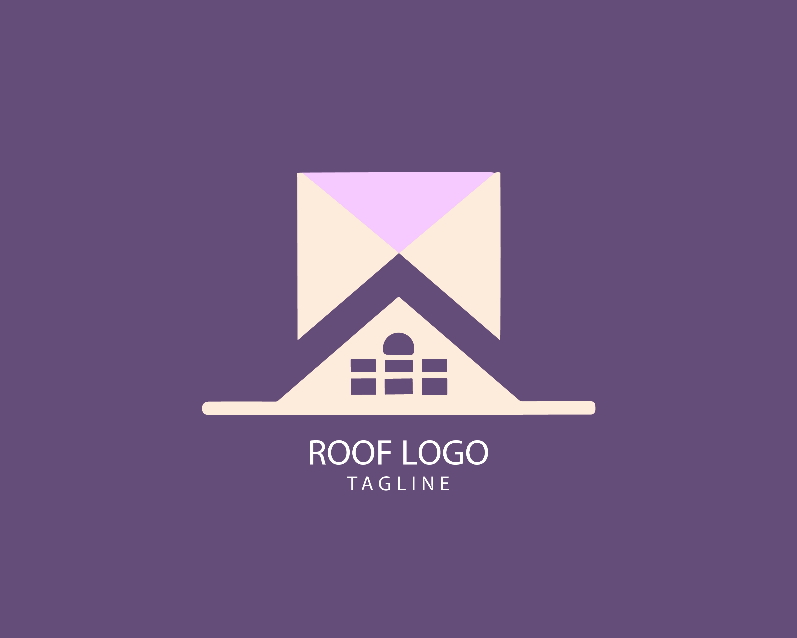 Roof customizable logo set design #39265