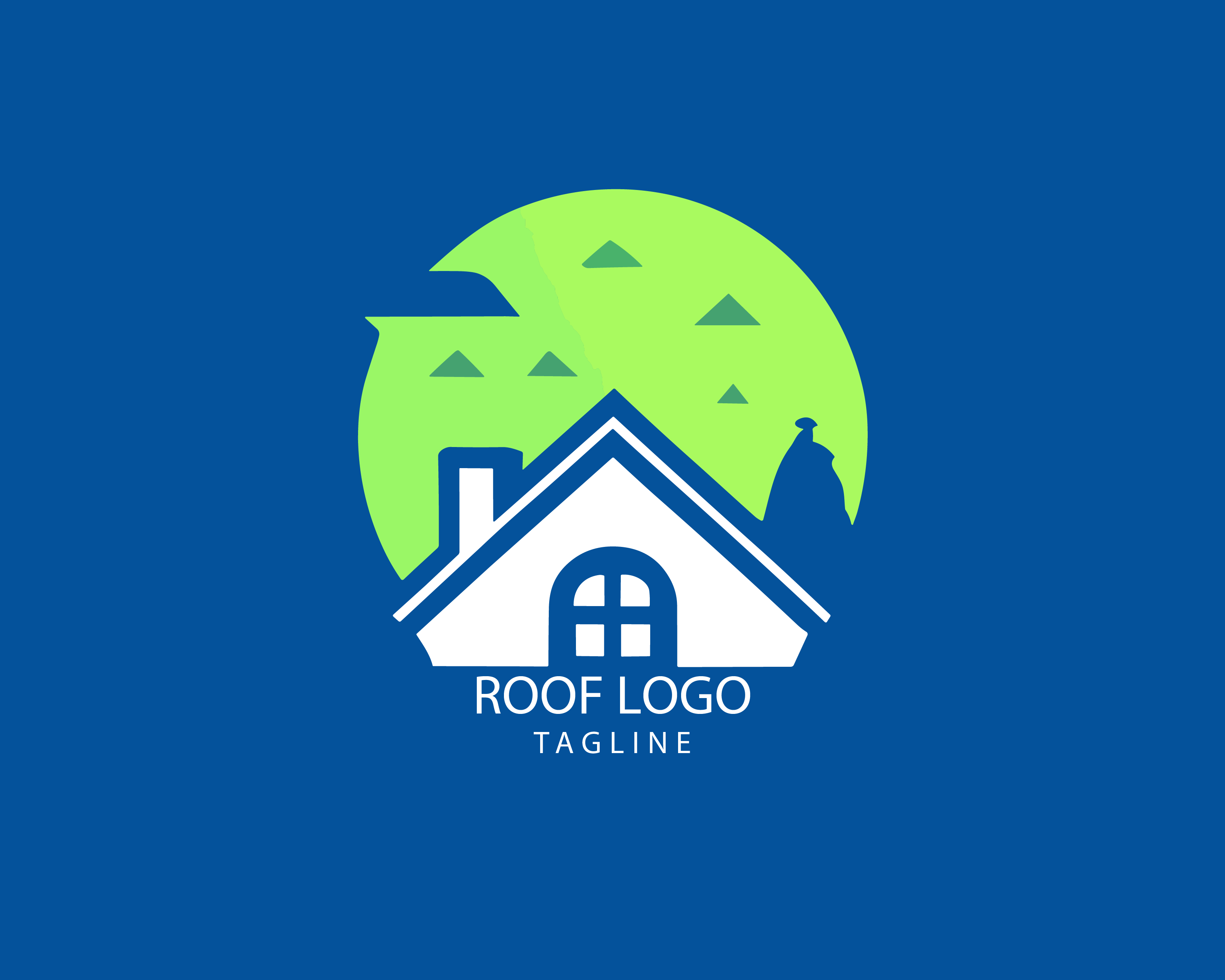 Roof customizable logo set design #39323