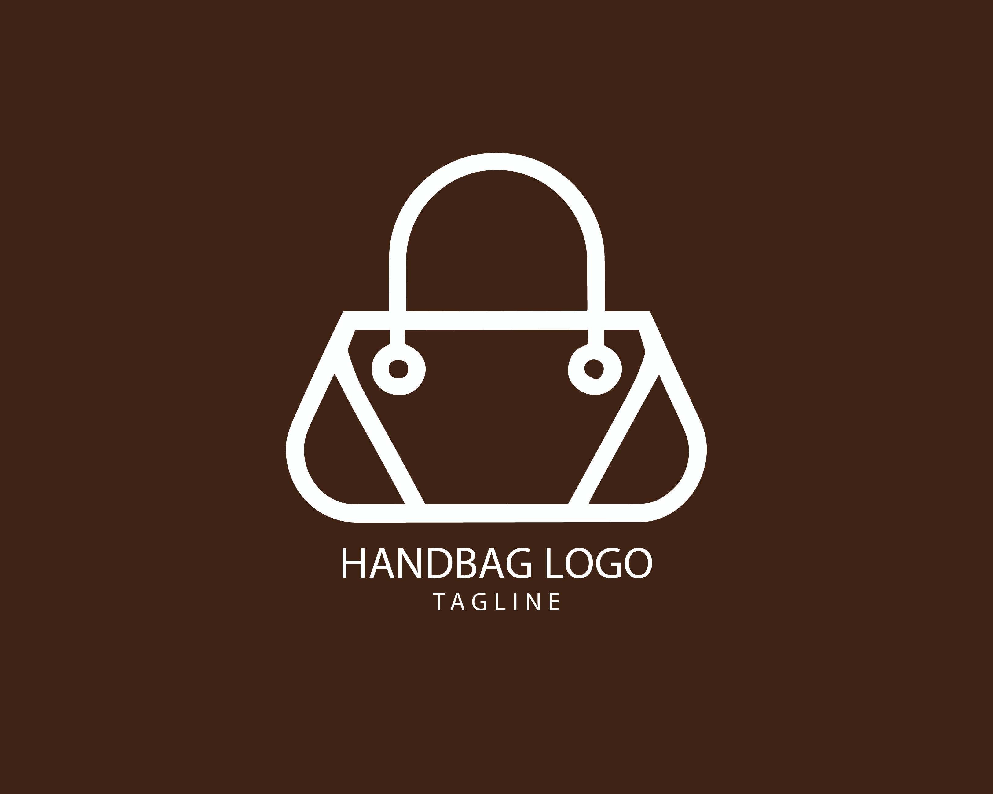 Handbag customizable logo set design #39468