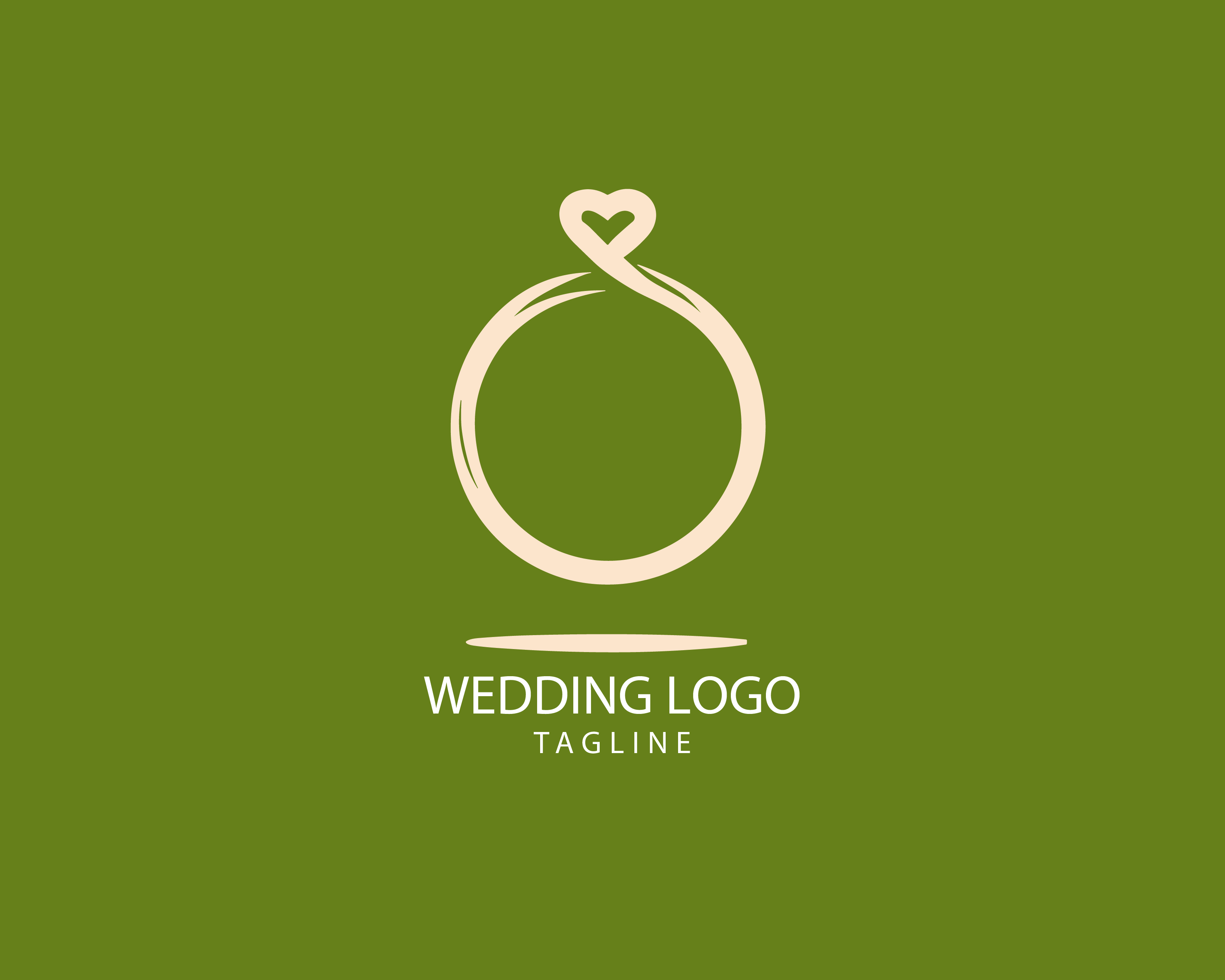 Wedding customizable logo set design #39729