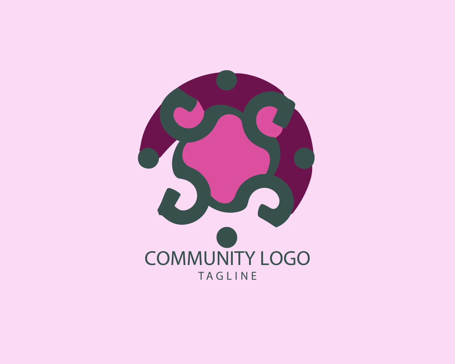 Community customizable logo set design #39021