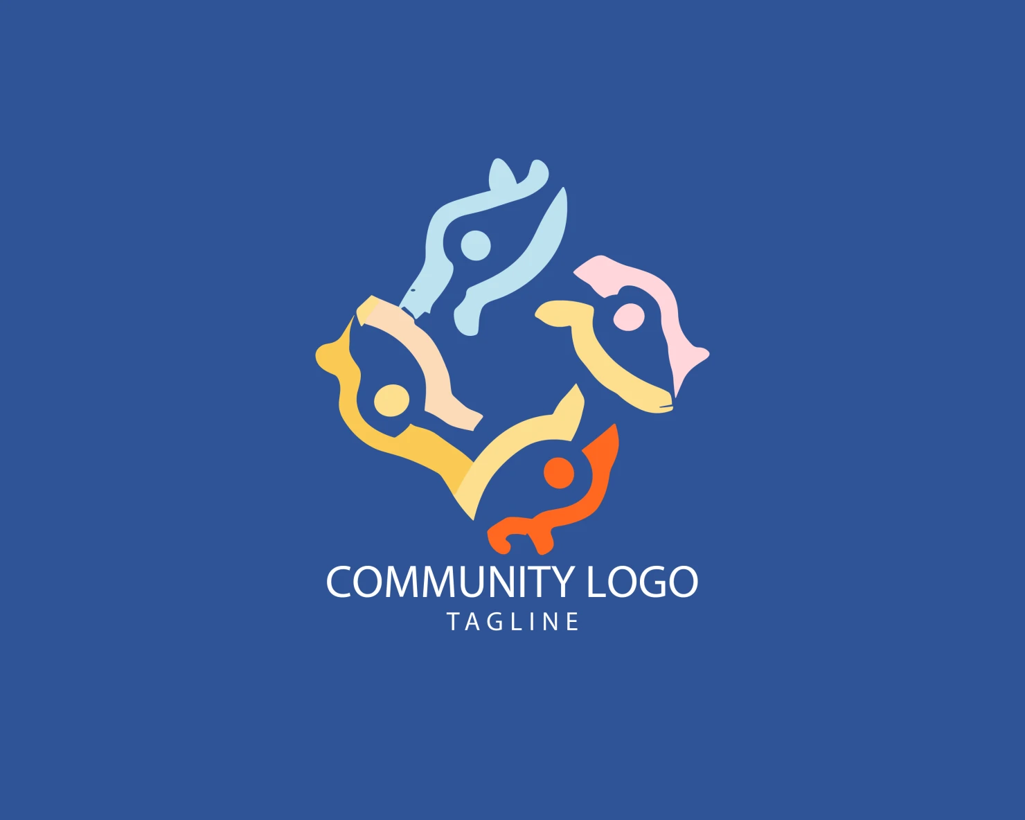 Community customizable logo set design #39093