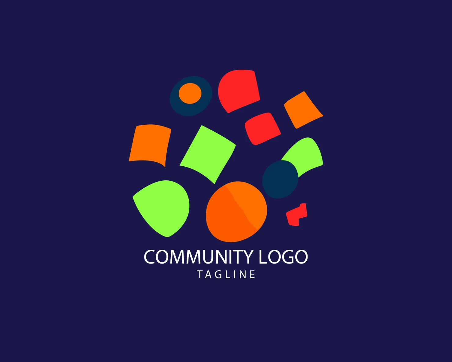Community customizable logo set design #39111