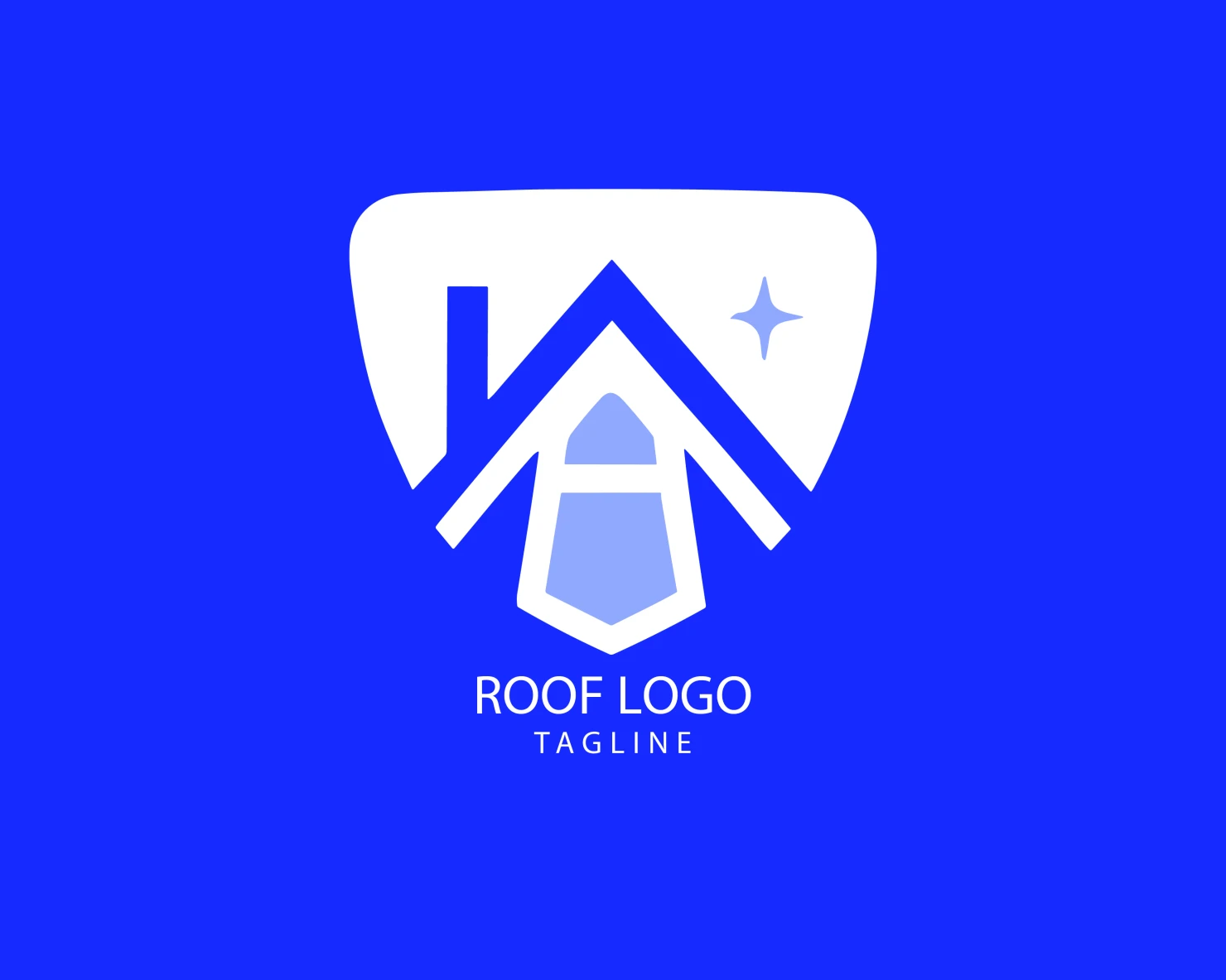 Roof customizable logo set design #39141