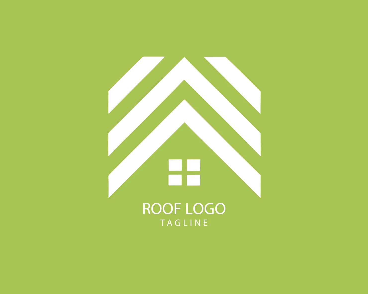 Roof customizable logo set design #39157
