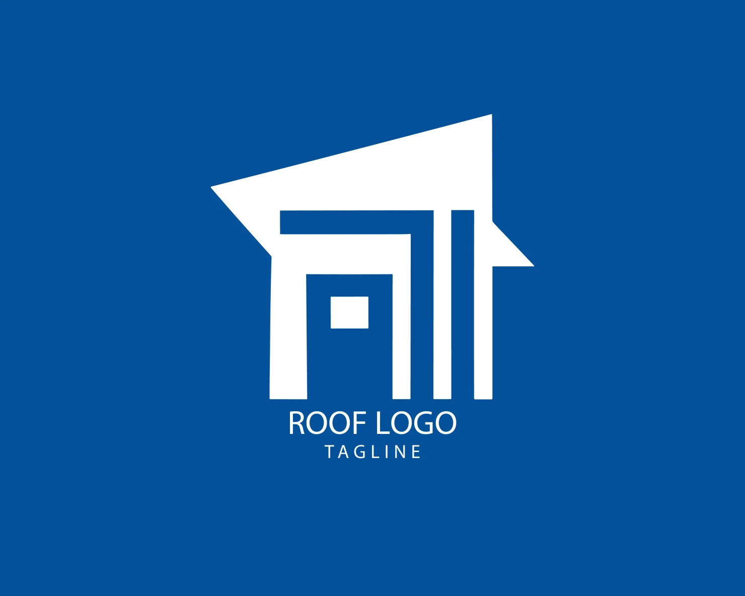 Roof customizable logo set design #39159
