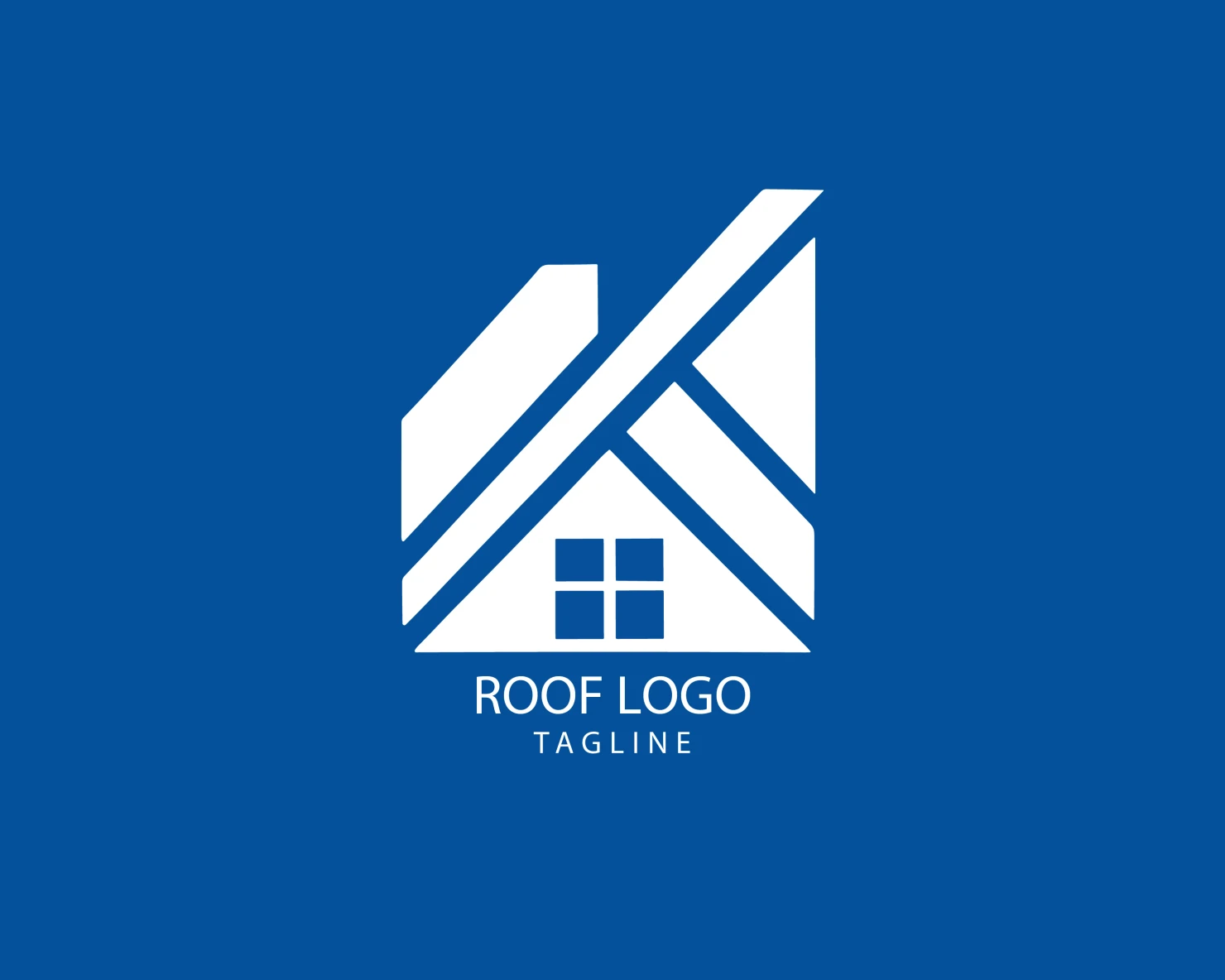 Roof customizable logo set design #39165