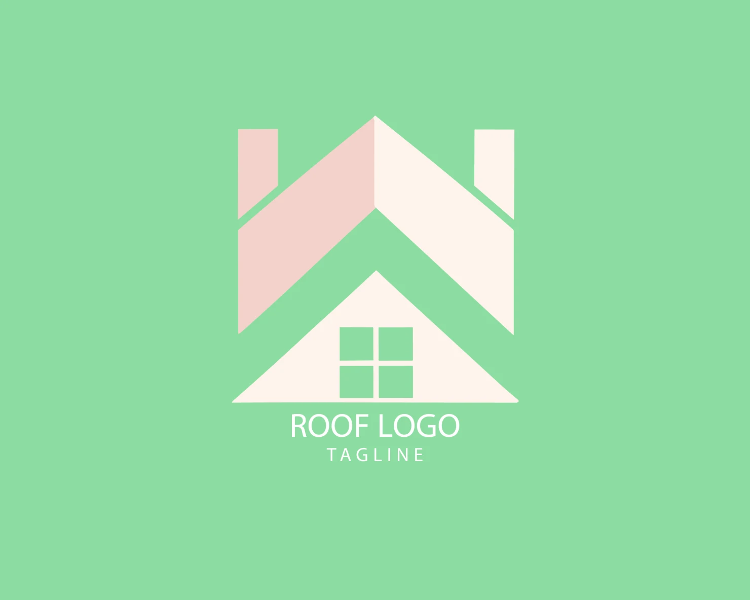 Roof customizable logo set design #39167