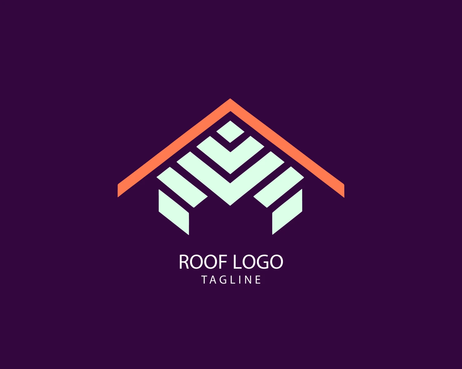 Roof customizable logo set design #39169
