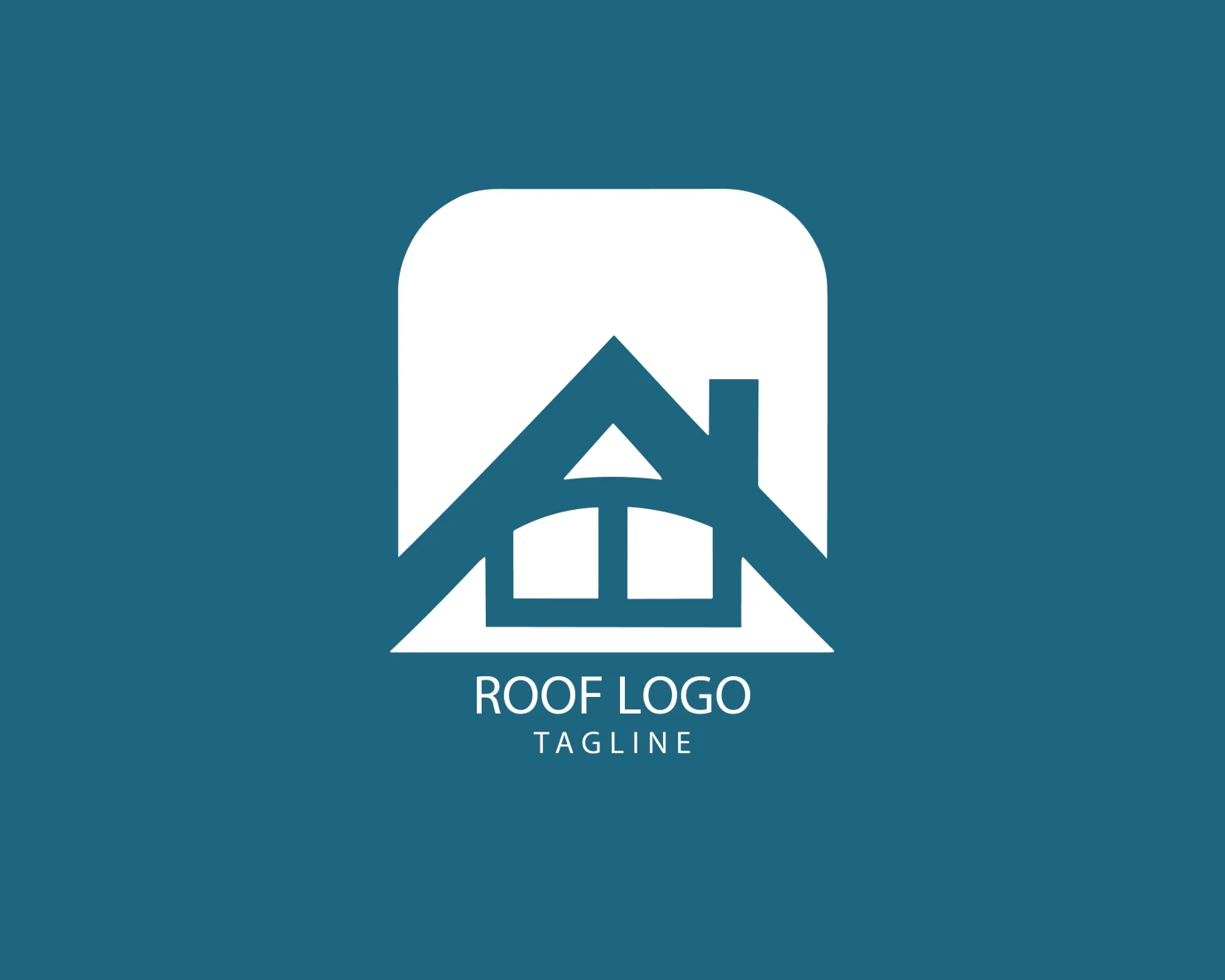 Roof customizable logo set design #39187