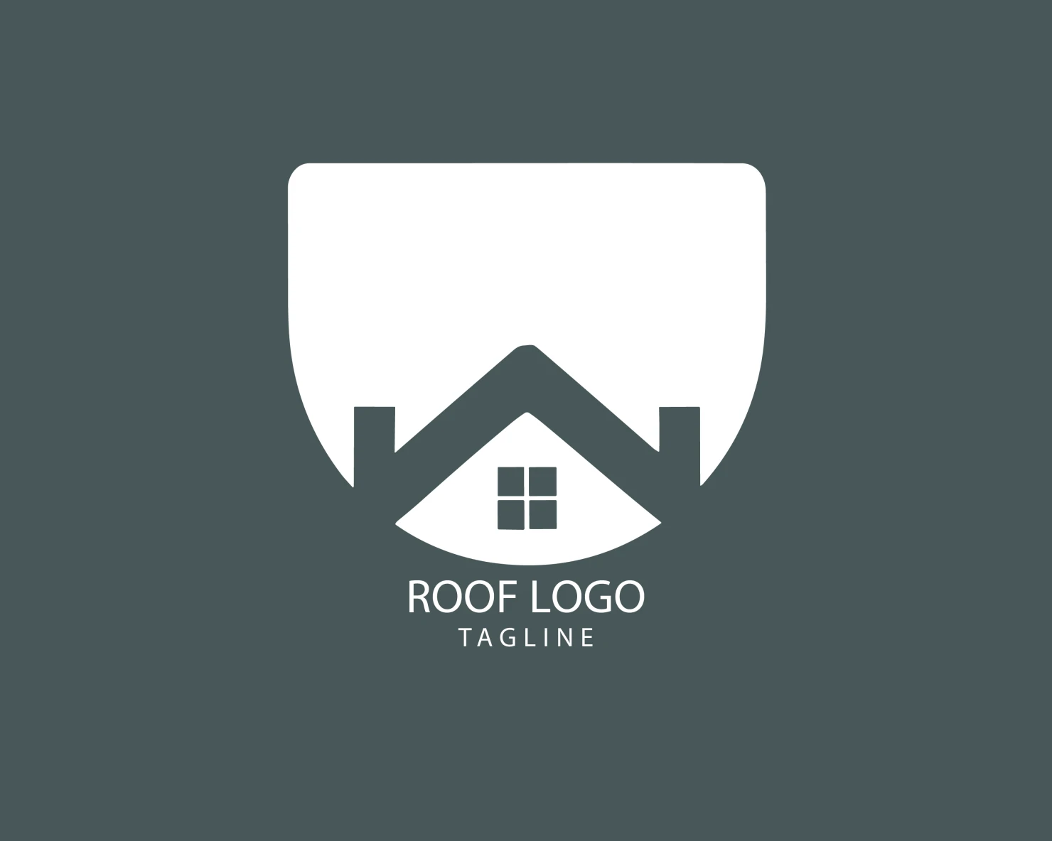 Roof customizable logo set design #39191