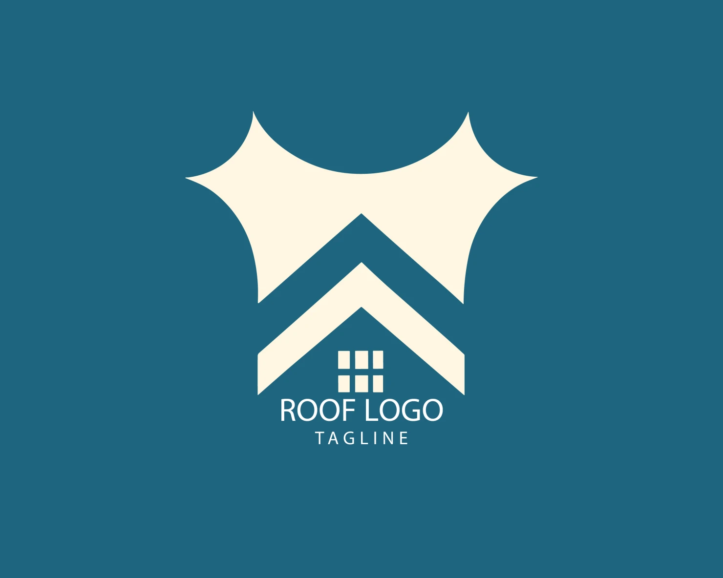 Roof customizable logo set design #39194