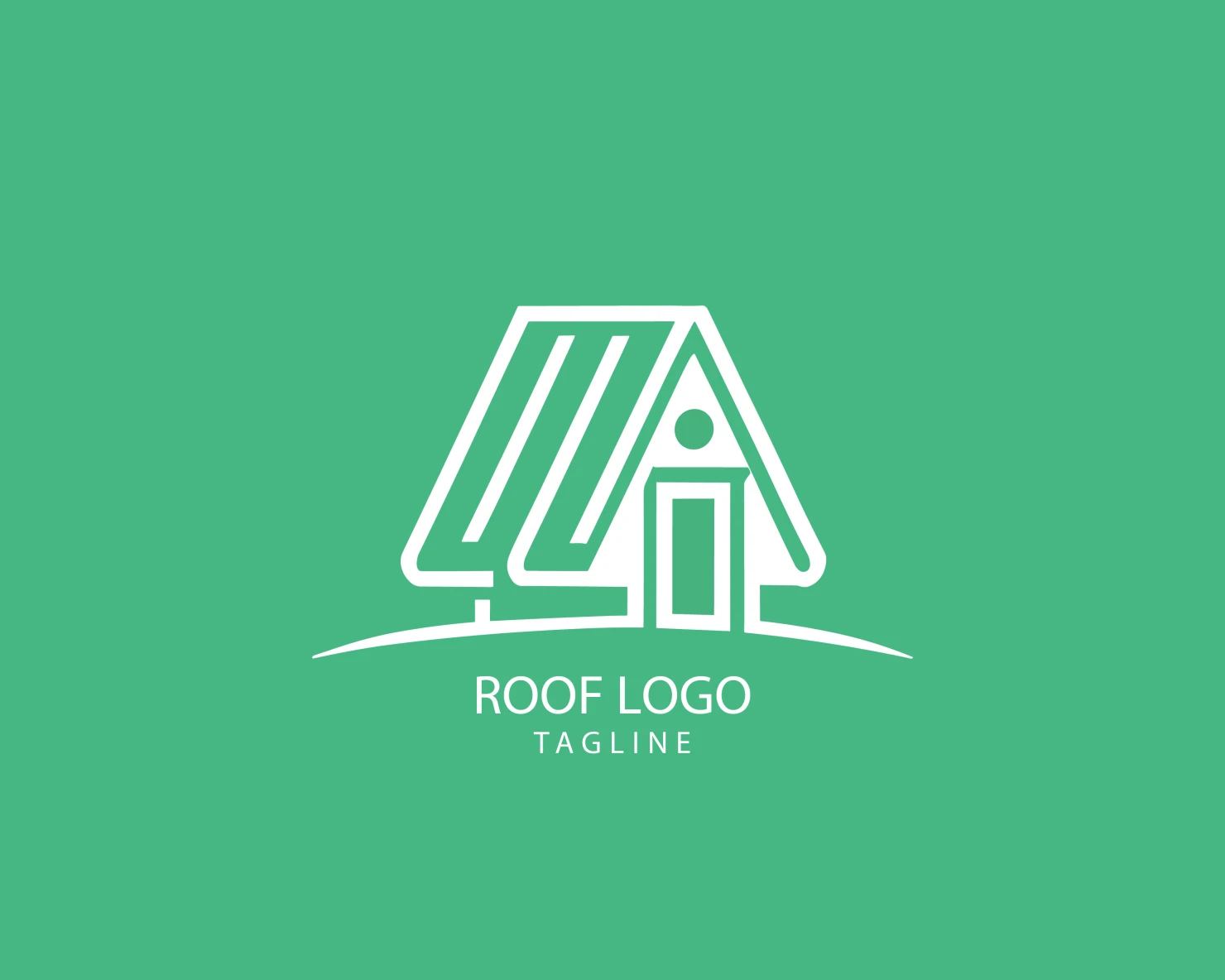 Roof customizable logo set design #39197