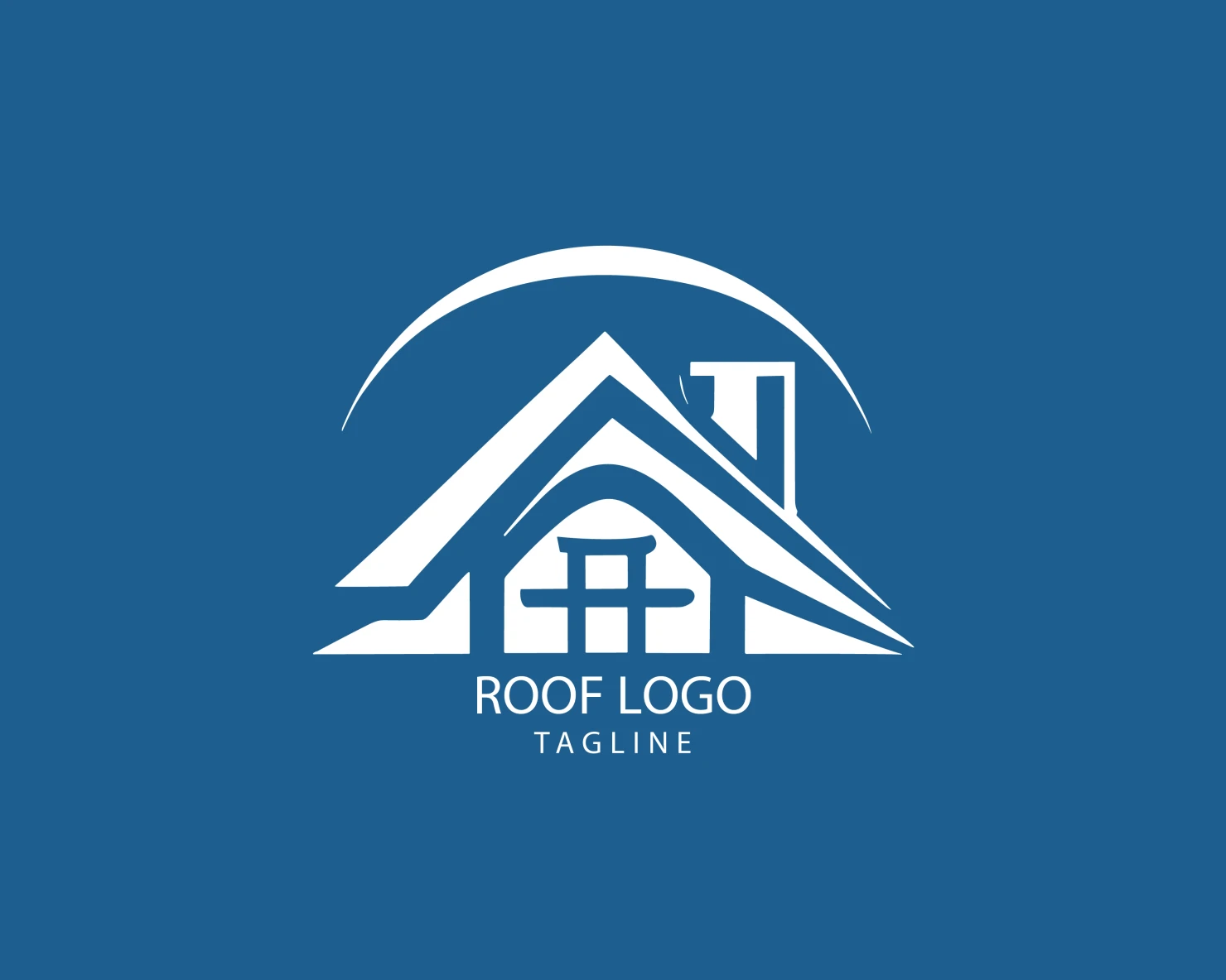 Roof customizable logo set design #39199
