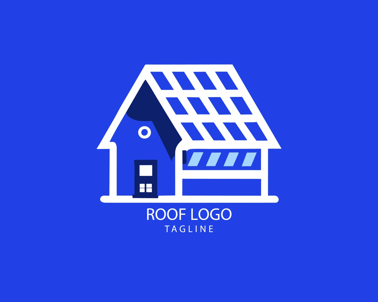 Roof customizable logo set design #39202
